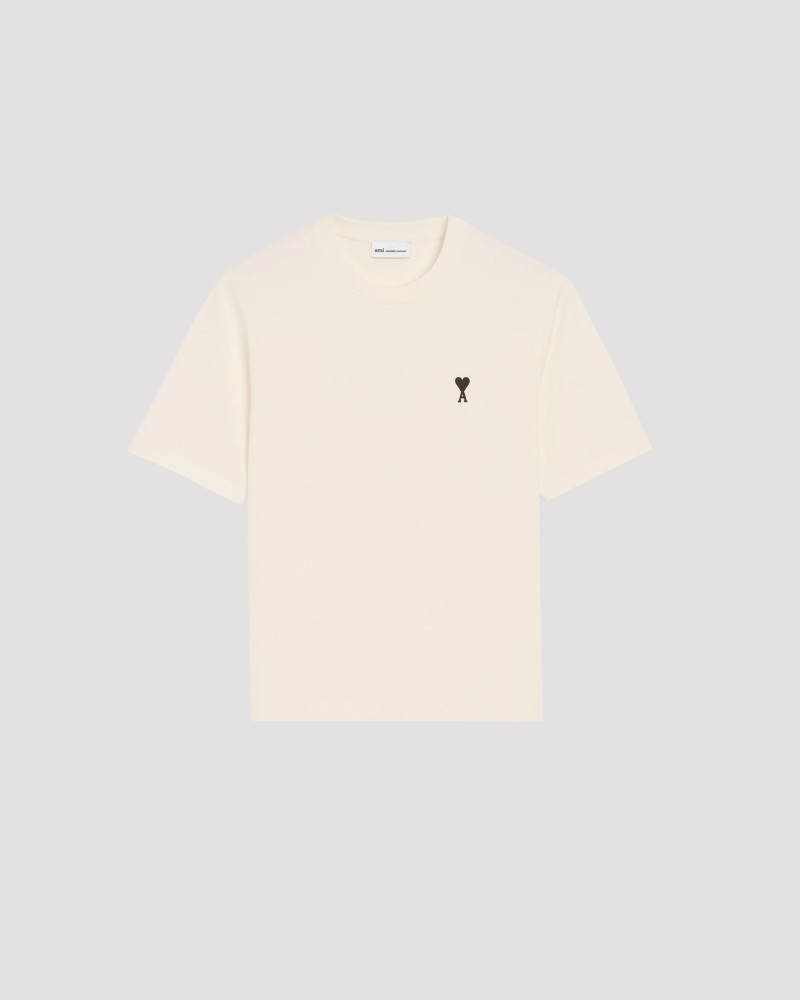 AMI PARIS TSHIRT UTS387.726.136 BLANC CREME