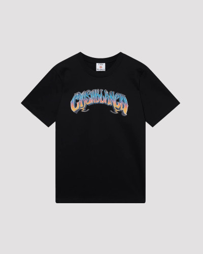 CASABLANCA T SHIRT MS25_JTS_001_ 29_EX_CE BLACK